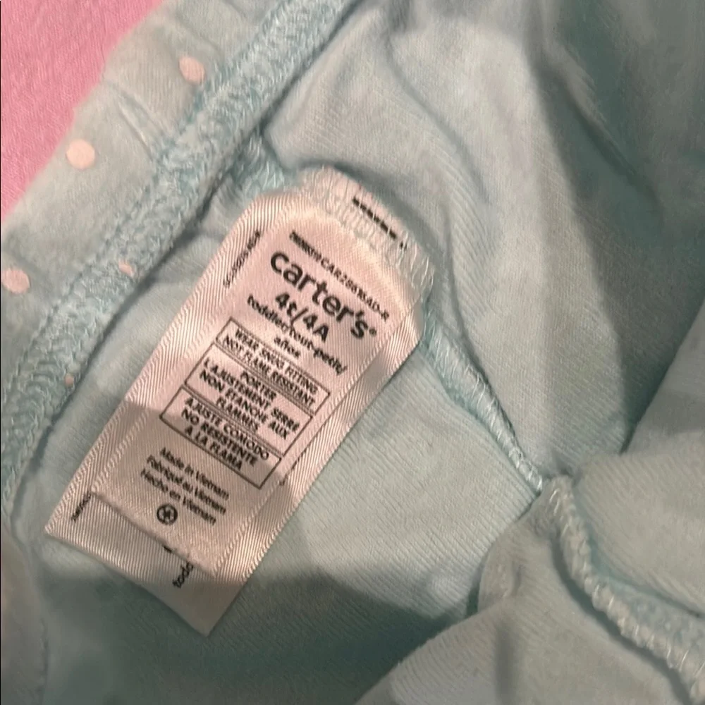 Carter's Dinosaur Pink and Red Pajama Sets Size 4T - Picture 7 of 11